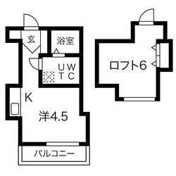 サングレートＥＳＡＫＡIIの物件間取画像